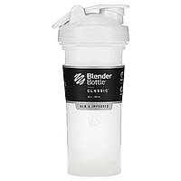 Blender Bottle, Classic with Loop, белый, 828 мл (28 унций) Днепр