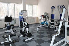 Гумова плитка EURO 500мм*500мм, H=20мм для дитячих майданчиків фітнес клубів спортзал, фото 3