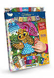 Блискуча мозаїка «Glitter Mosaic» Сова з парасолькою (БМ-03-10), фото 7