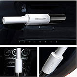 Портативний бездротовий пилосос AIPINYUE для авто та домашнього використання білий, фото 7