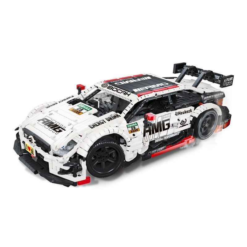 Конструктор автомобіль QIZHILE 23012 Mercedes-Benz AMG C63 DTM White 1:10, фото 1