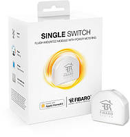 Релейный выключатель со счетчиком электроэнергии FIBARO Single Switch для Apple HomeKit - FGBHS-213