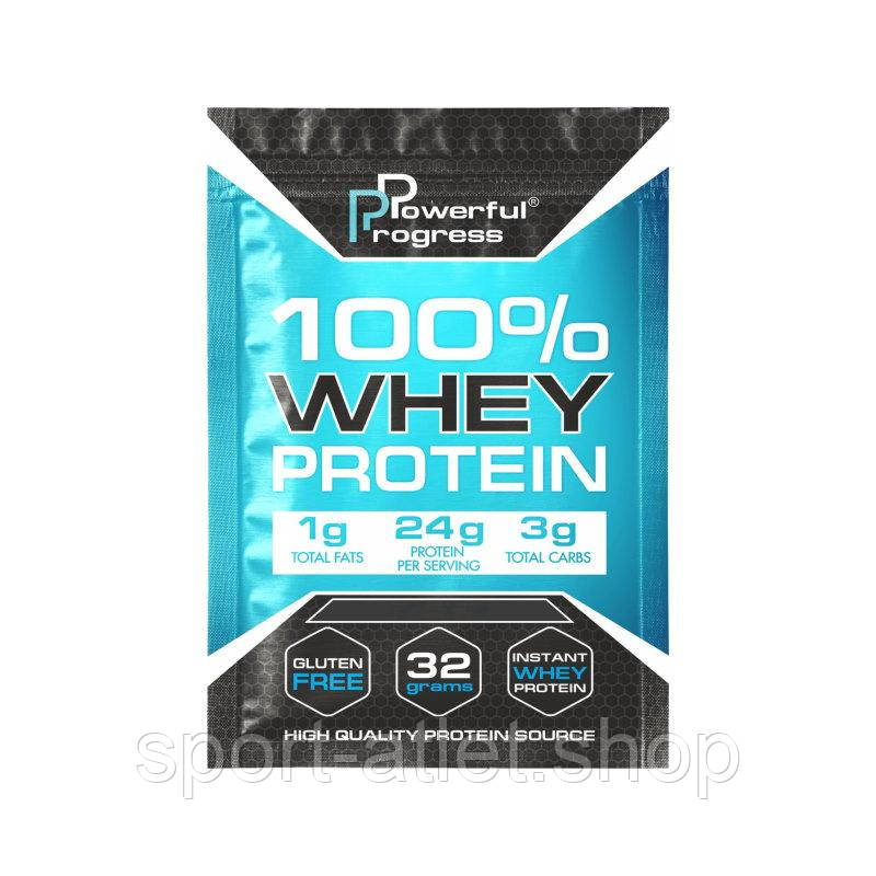 Протеїн Powerful Progress 100% Whey Protein, 32 грами Банан