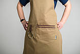 Фартух із нагрудником мод. "Акіл" (бежевий), фото 6