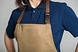 Фартух із нагрудником мод. "Акіл" (бежевий), фото 8