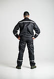 Костюм робочий мод. "Автосервіс" (куртка та напівкомбінезон), фото 7