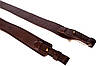 Ремінь на рушницю прямої шкіри 35 мм коричневий, фото 2