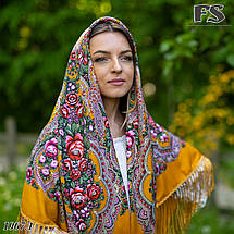 Павлопосадська хустка Квіткове натхнення, фото 3