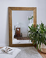 Настенное зеркало в деревянной раме HomeDeco Дуб 160х80