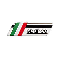 Эмблема декоративная SPARCO 3D Italian серебро 168542