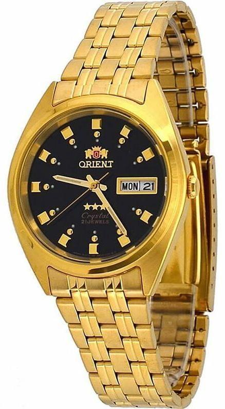 Класичний наручний годинник ORIENT FAB00001B9 унісекс металічний механіка
