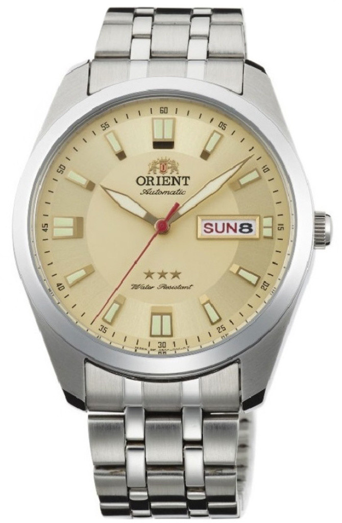 Чоловічий наручний годинник ORIENT RA-AB0018G19B круглий стальний з автоподзаводом