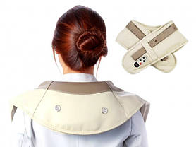 Ударний масажер для спини, шиї та попереку Cervical Massage Shawls 150183, фото 3