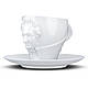 Фарфорова чашка 260 мл з блюдцем серії "ГЕНІЇ" Tassen TASS801101/TR - зображений 3D-портрет Гете, фото 3