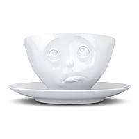 Чашка для кофе (200 мл) с блюдцем из немецкого фарфора "Ну, пожалуйста" Tassen TASS14401/TA