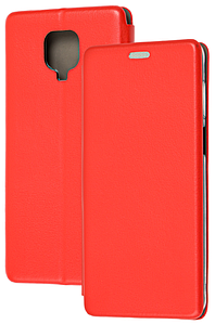 Чохол-книжка Оригінал Xiaomi Redmi Note 9S / Note 9 Pro (Червоний)