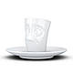 Чашка еспрессо (80 мл) з блюдцем з фарфору "Спантеличений" Tassen TASS21301/TA, фото 3