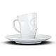 Чашка еспрессо (80 мл) з блюдцем з фарфору "Спантеличений" Tassen TASS21301/TA, фото 6