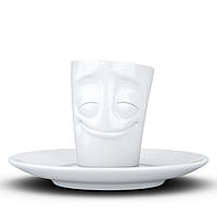Чашка для эспрессо (80 мл) с блюдцем из фарфора "Благодарю" Tassen TASS21201/TA