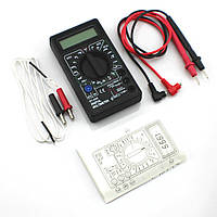 Цифровий мультиметр із дисплеєм, звуком і датчиком температури. Digital Multimeter DT 838