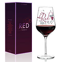 Бокал для красного вина из хрусталя Ritzenhoff 3000032, дизайн "Красное вино" от Катрин Стокебранд, 580 мл