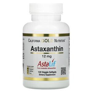 Астаксантин (Astaxanthin) California Gold Nutrition, 12 мг 120 таблеток