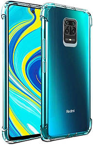 Чохол прозорий із посиленими кутами для Xiaomi Redmi Note 9