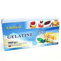 Желатин листовой Ewald-Gelatine Silver 180 bloom, 10 листов (25±2 г)