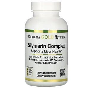 Силімариновий комплекс (Silymarin Complex) California Gold Nutrition, 120 капсул