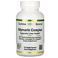 Силимариновый комплекс (Silymarin Complex) California Gold Nutrition, 120 капсул