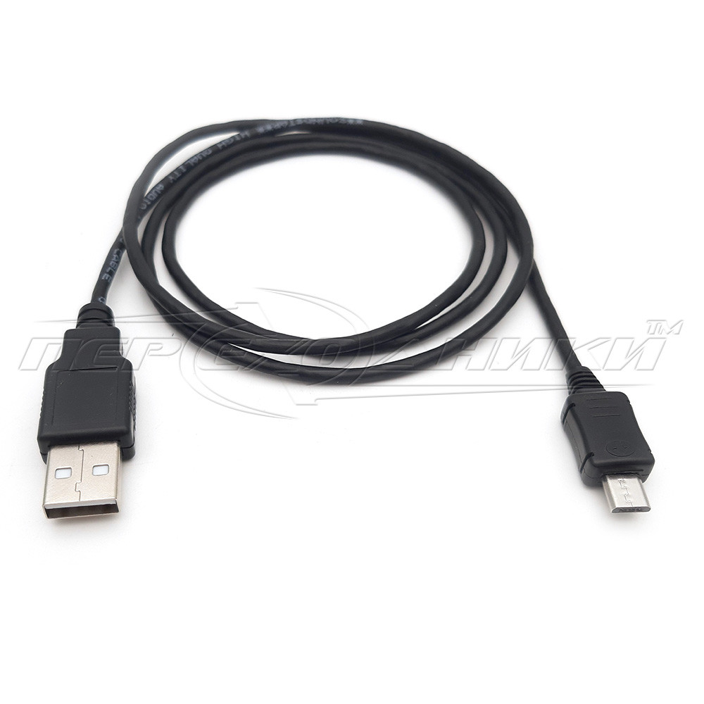 Кабель живлення USB 2.0 — micro USB (добра якість), чорний