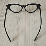 Окуляри для іміджу з прозорою лінзою окуляри для іміджу з прозорою лінзою котяче око, фото 6
