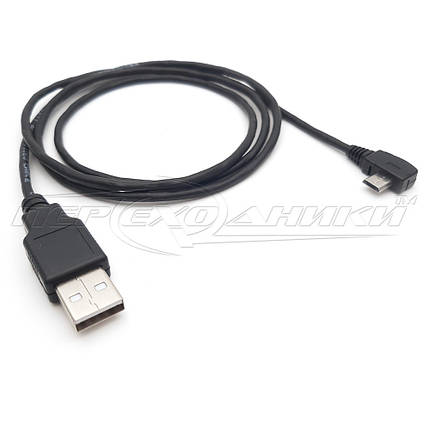Кабель USB 2.0 — micro USB, кут 1 (дорожна якість), чорний, фото 3