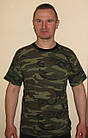 Футболка камуфльована з коротким рукавом "woodland USA", ліс, бавовна 100%