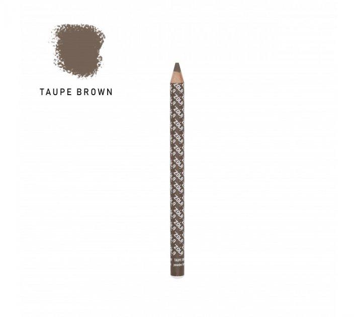 Пудровий олівець для брів ZOLA Powder Brow Pencil професійний стійкий Taupe Brown