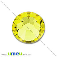 Стрази скляні неклейові SS4 (1,6 мм), Жовті, 10 шт (STR-015221)