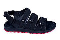 Мужские кожаные сандалии Nike Summer life black