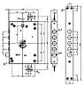 Замок врізний MUL-T-LOCK 3way omega ofmpb10328l cr univ bs65мм 85мм omega vip_control/3in1 1key+3key+1key+1key, фото 7