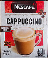 Nescafe Cappuccino кофейный напиток в стиках 20шт 320g