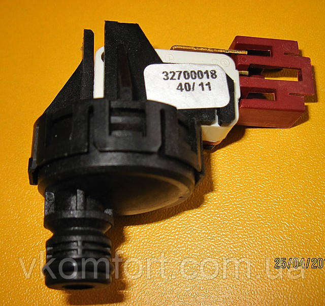 Датчик давленения газових котлів двоконтактний під скобу, фото 1