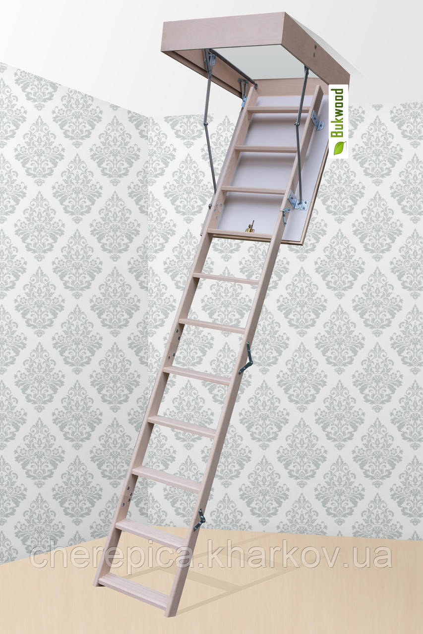 Чердачная лестница Bukwood Compact Mini 90х60, 90х70, 90х80, 90х90 - фото 1 - id-p210903520