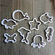 Набір кондитерських вирубок для печива та пряників Морський світ, фото 3
