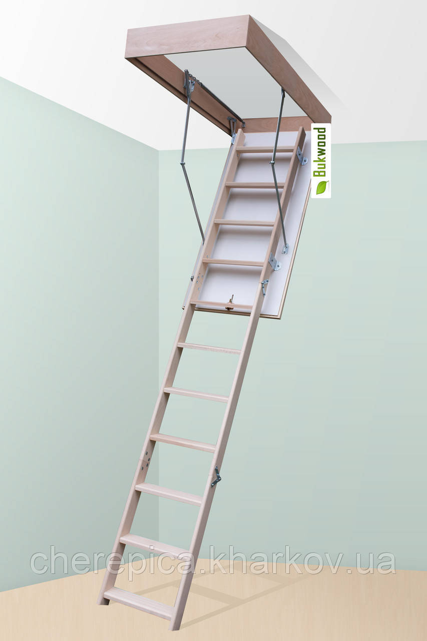 Чердачная лестница Bukwood Compact Standart 110х60, 110х70, 110х80, 110х90 - фото 1 - id-p210906113