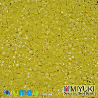 Бисер японский Miyuki Delica 11/0 DB160, Желтый АВ, 3 г (BIS-040585)