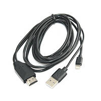 MiraScreen адаптер, переходник з Lightning на HDMI для iPhone, 2м