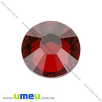 Стразы стеклянные неклеевые SS16 (3,8 мм), Красные темные, 10 шт (STR-019195)