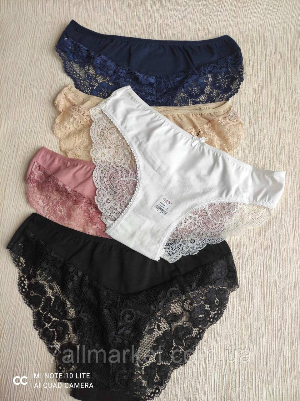 ᐉ ≡ Трусы женские с кружевом HNK, размер L,(1уп/12шт)"DONELLA "купить ...
