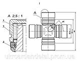 Хрестовина кардану УАЗ, МТЗ, Волга, ГАЗель (30х88), фото 3