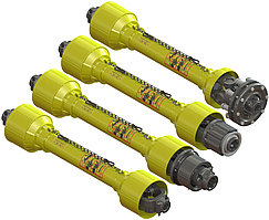 Карданний вал з обгінною муфтою 740-1100 мм, для сітківки, обприскувача, розкидача