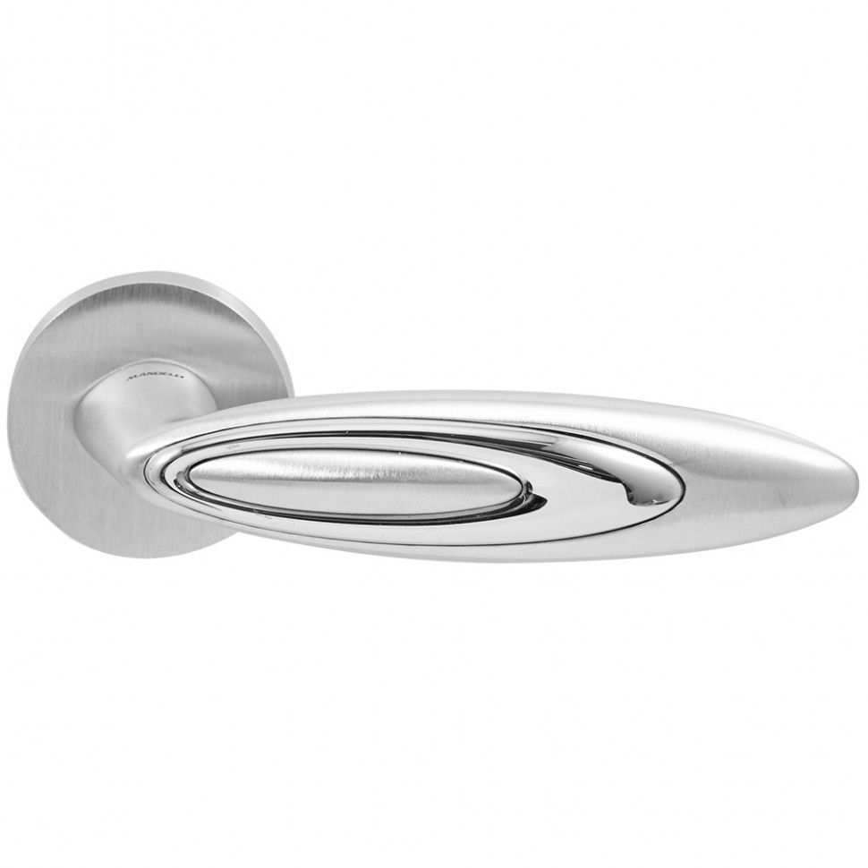 Дверна ручка на розетці Mandelli 1331 ITACA/26 D Хром матовий